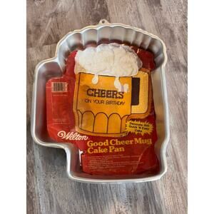 Vintage 1984 Good Cheer Mug Wilton Cake Pan w/ Insert 2105-5496